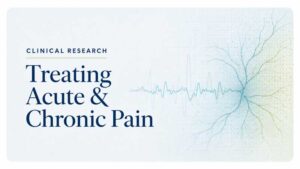 Clinical research illustration for Treating Acute and Chronic Pain-Schmerz